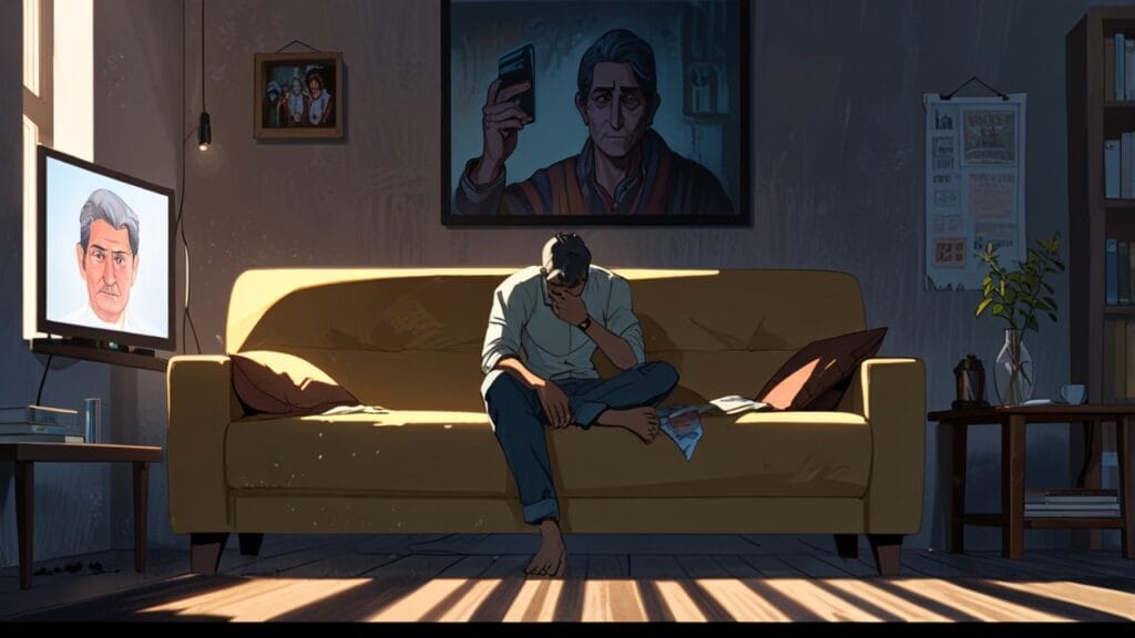 leonardo anime xl a 30 years indian man madhav is sitting on a 0.jpg